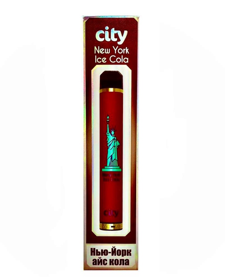 City Highway 1600 затяжек Salt 1,8% Нью-Йорк - Кола со льдом