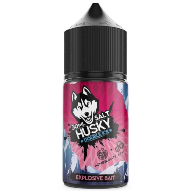 Husky Double ice Salt 30 мл Explosive Bait (Натуральный сок граната с кубиками льда)