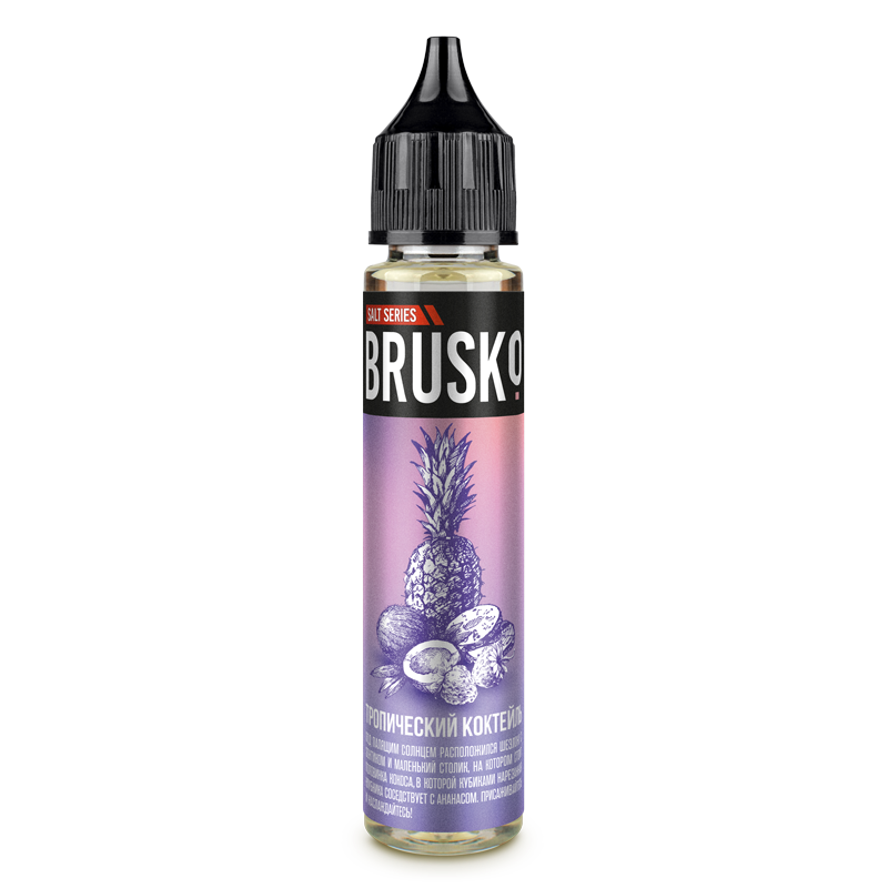 Жидкость Brusko Salt - 2, Тропический коктейль, 30 мл