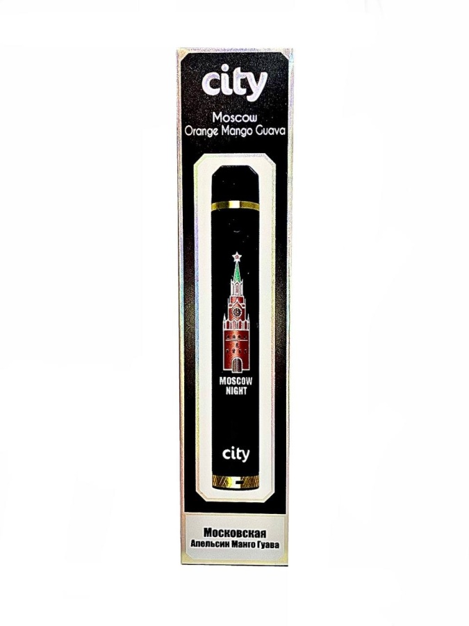 City Highway 0MG 1600 затяжек Salt 0% Москва - Гуава манго апельсин