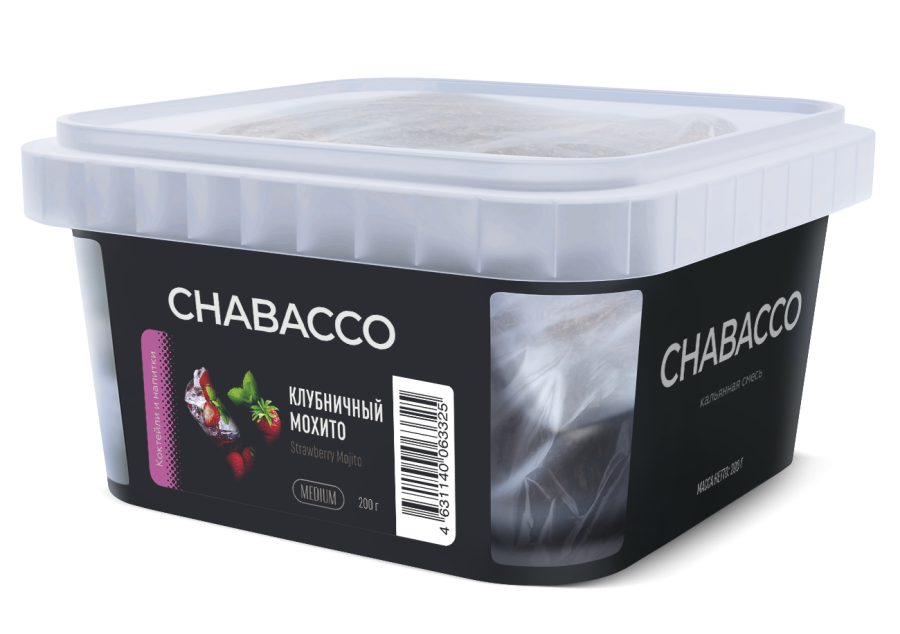 Chabacco Medium Strawberry Mojito (Клубничный Мохито), 200 гр