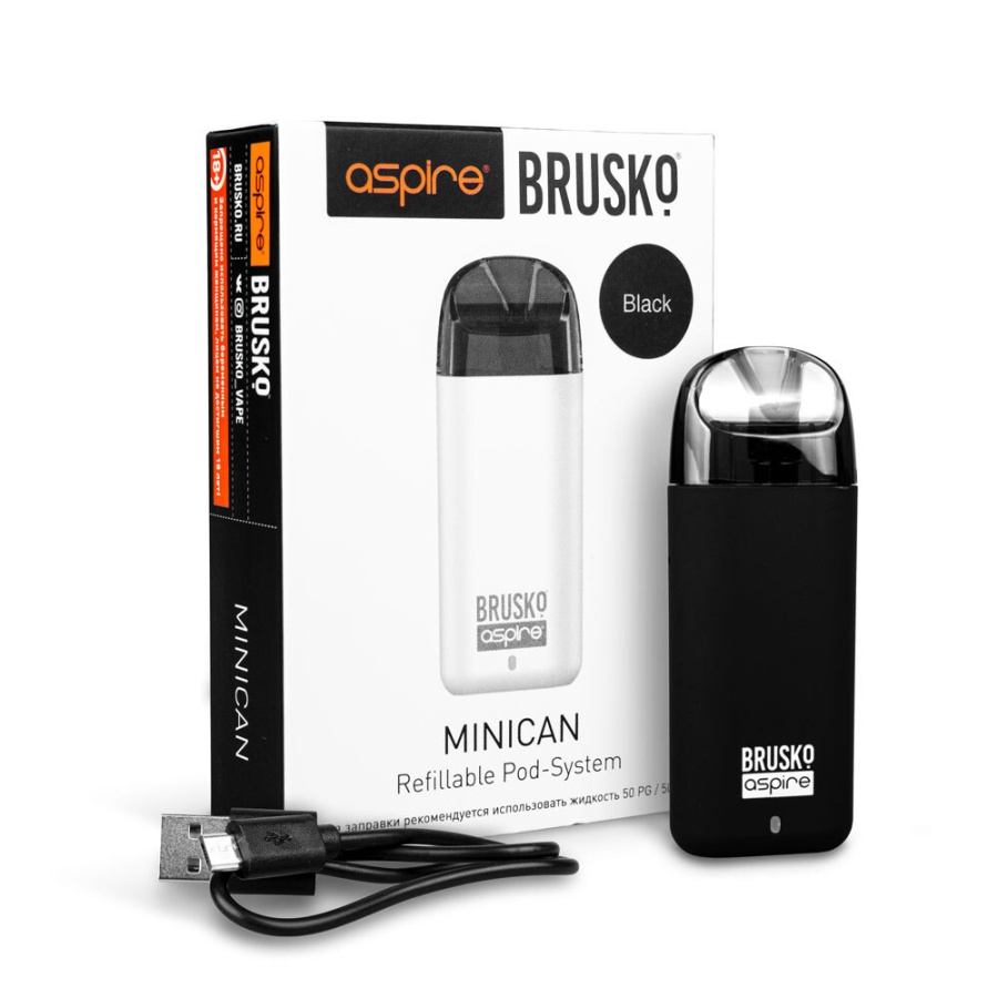 BRUSKO MINICAN 350 mAh Черный