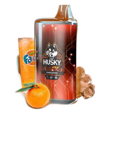 HUSKY CYBER 8000 Fangerine / Мандариновая фанта, лёд
