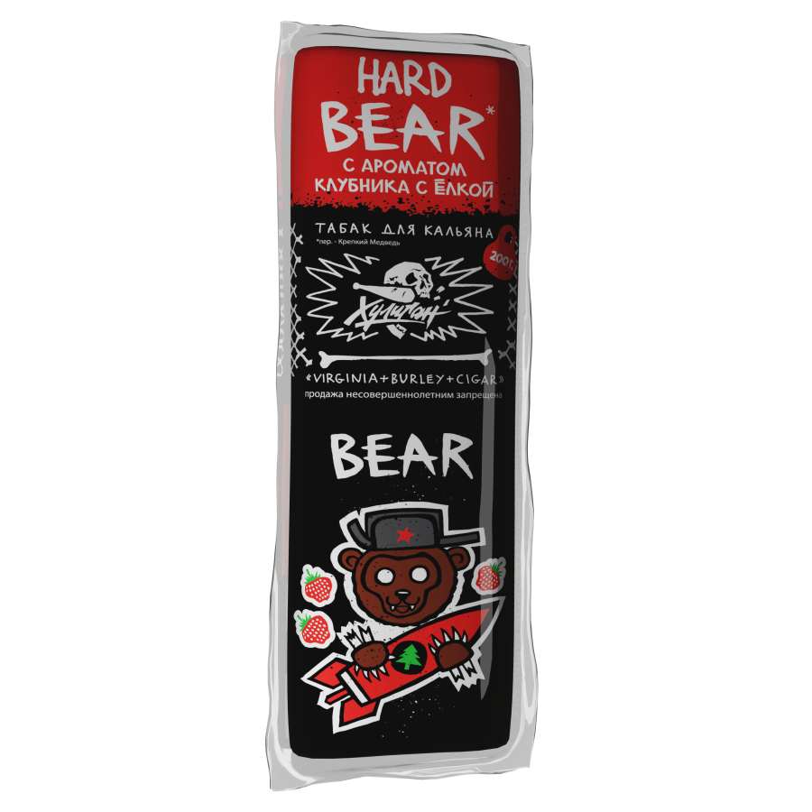 Хулиган Хард - Клубника с елкой (BEAR), 200 гр