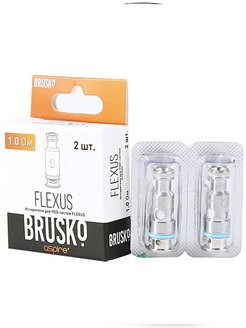 Испаритель Brusko AF Mesh Coil для Flexus, Block 1.0 Ом (кр.2)