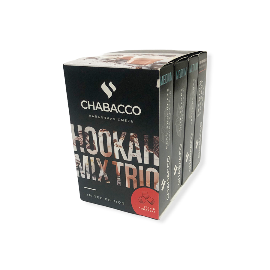 Chabacco Hookah Mix Trio - Шоколадный Шейк