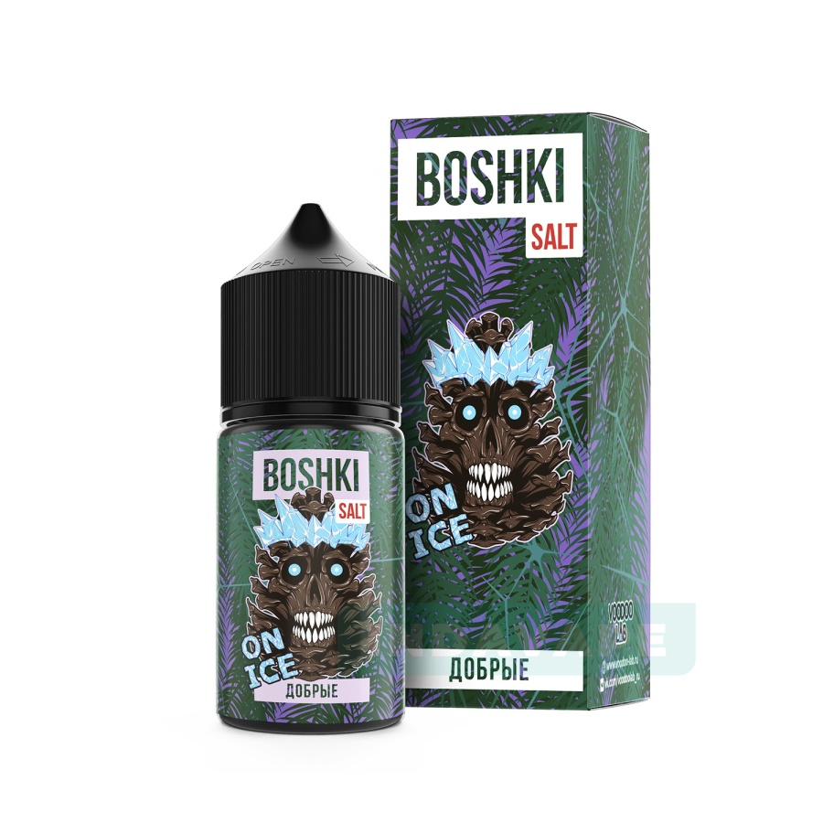 BOSHKI SALT Добрые ON ICE / Замороженный хвойный щербет с лесными ягодами, 20 - 30мл