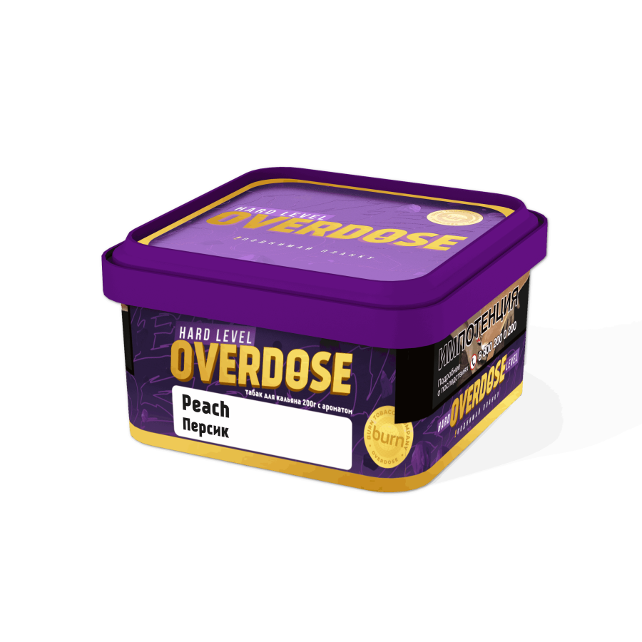 Overdose Peach (Персик), 200 гр
