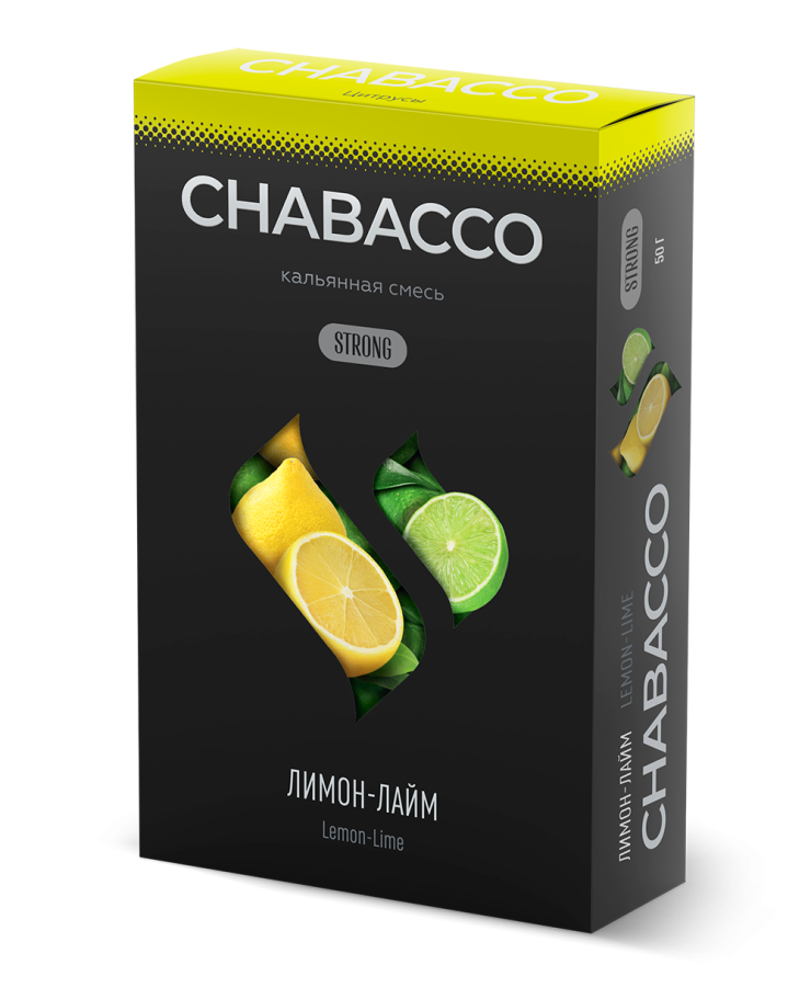 Chabacco Strong Lemon-Lime (Лимон-Лайм), 50 гр