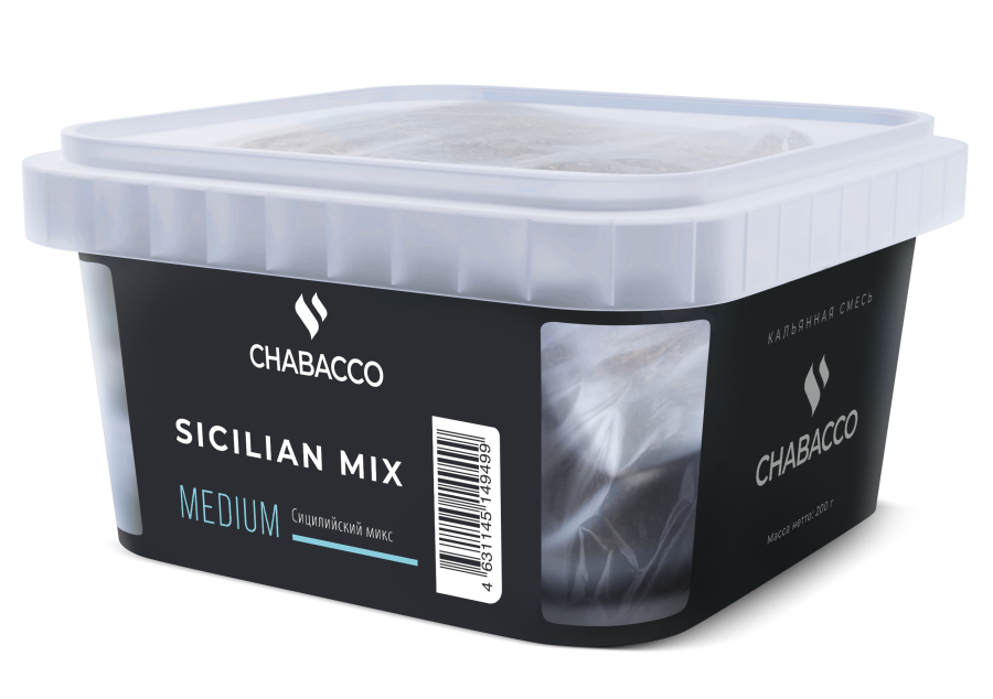 Chabacco Medium Sicilian Mix (Сицилийский Микс), 200 гр
