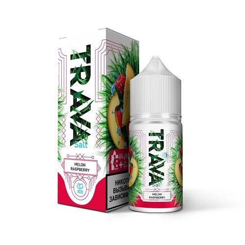 Trava Salt 30мл, Малина-Дыня-Лёд (Melon Raspberry)