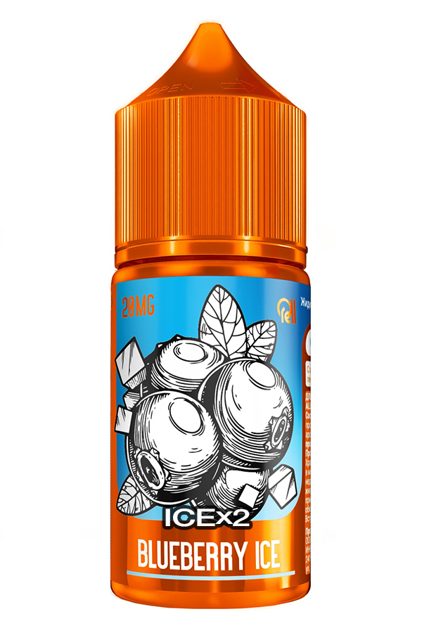 RELL Orange Blueberry Ice X2 30 мл 20 salt