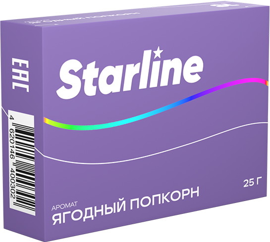 Starline Ягодный попкорн, 25 гр