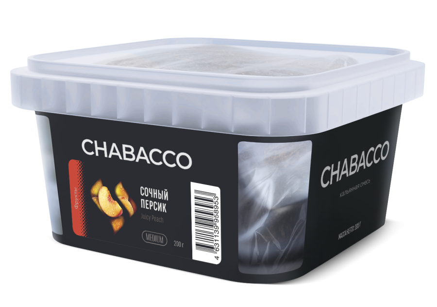 Chabacco Medium Juicy Peach (Сочный Персик), 200 гр