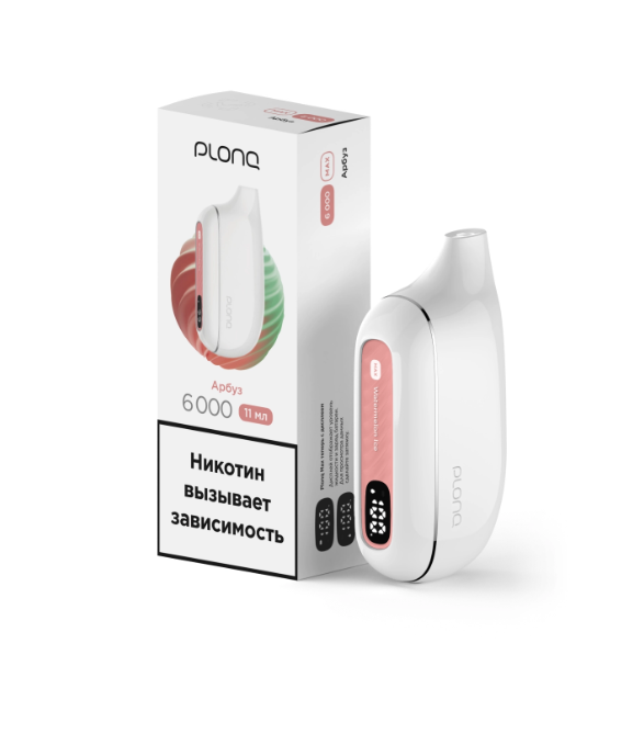 Plonq MAX (до 6000 затяжек) вкус Арбуз