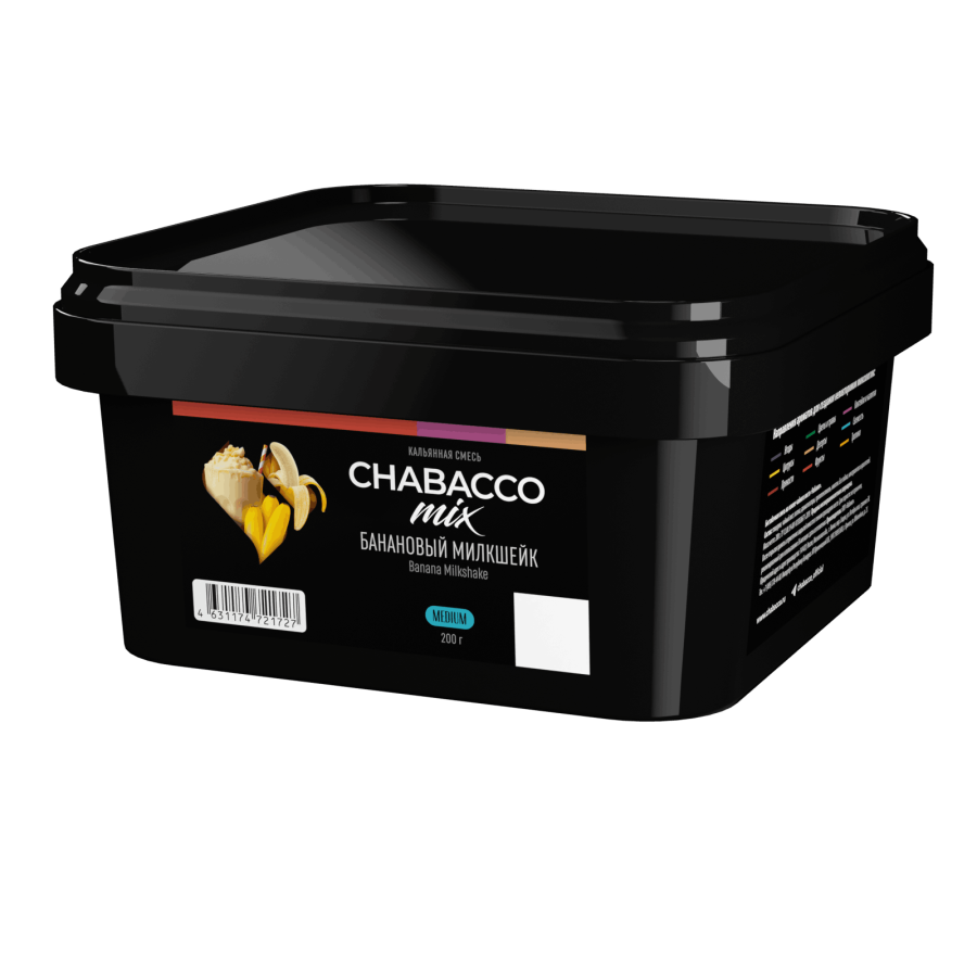 Chabacco Mix Banana Milkshake (Банановый Милкшейк), 200 гр