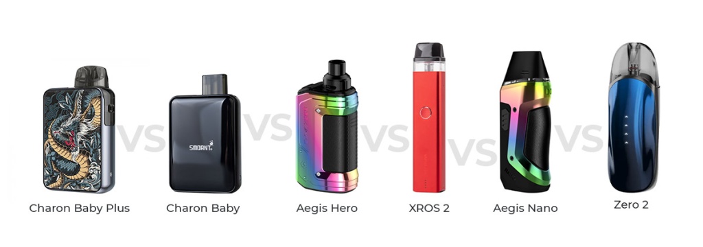 Smoant Charon Baby Plus сравнение с другими подами