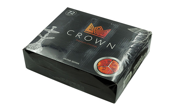 Уголь для кальяна Crown Kaloud Mercy 72