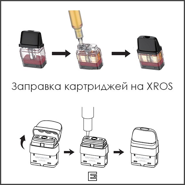Заправка вейпа XROS от Vaporesso