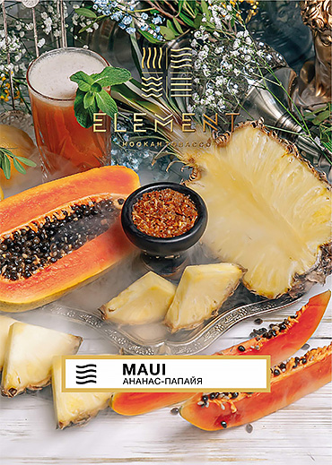 Табак для кальяна Element Ананас-Папайя (Maui)