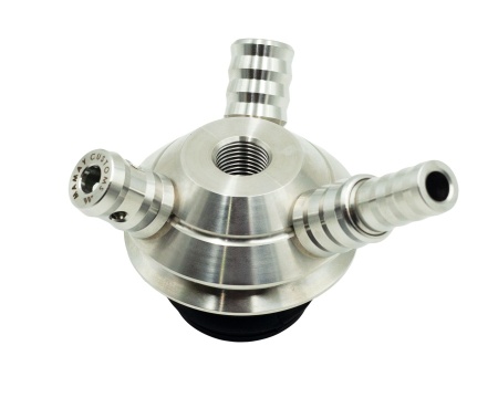 Кальян Coilovers Mini Красный сплеш НЕРЖ