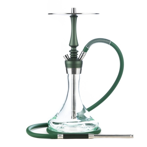 Кальян Hoob Mars Pro Mini British racing green - Steel | Колба Hoob Prima Pro
