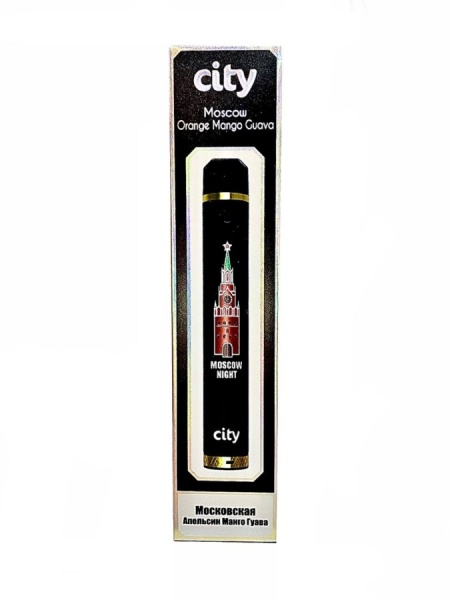 City Highway 0MG 1600 затяжек Salt 0% Москва - Гуава манго апельсин