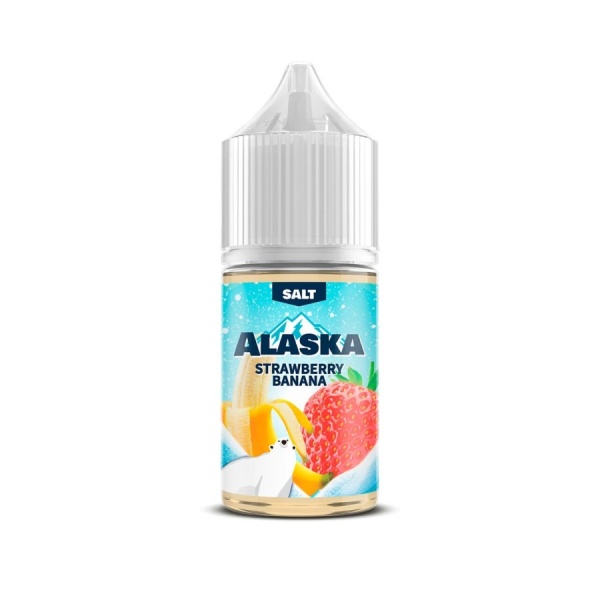Alaska SALT Strawberry Banana / Прохладный коктейль из клубники и банана, 20 - 30мл