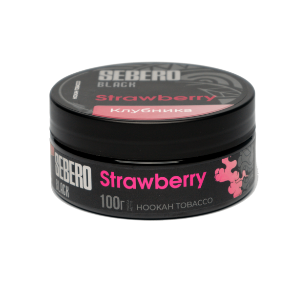Sebero Black с ароматом Клубника (Strawberry), 100 гр