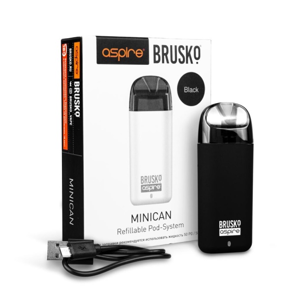 BRUSKO MINICAN 350 mAh Черный
