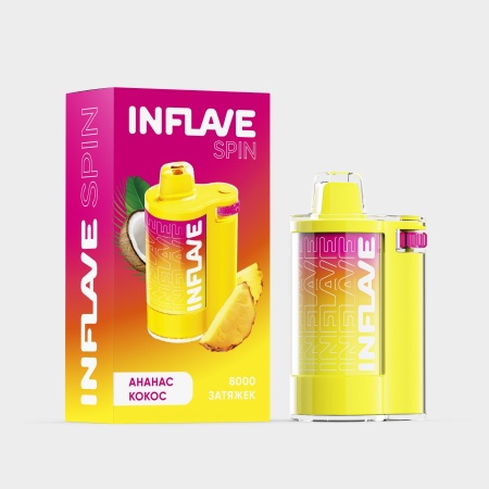 INFLAVE SPIN 8000 Ананас Кокос, 2%