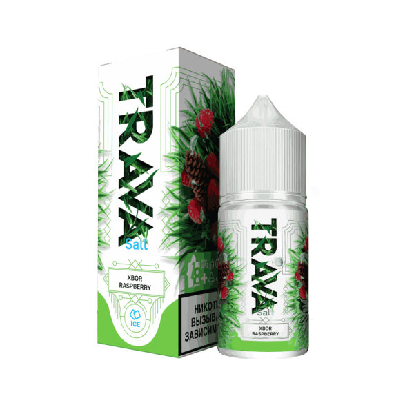 Trava Salt 30мл, Хвоя Малина-Лёд