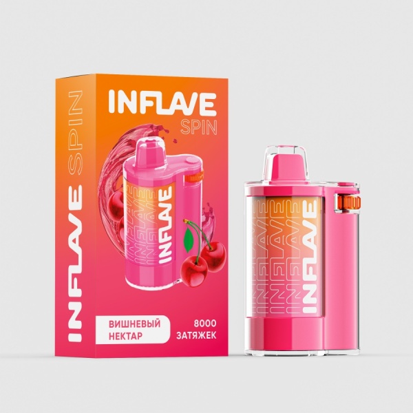 INFLAVE SPIN 8000 Вишневый нектар, 2%
