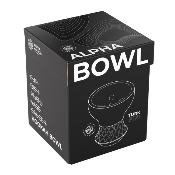 Чаша ALPHA BOWL - Turk Design PRO Black Matte