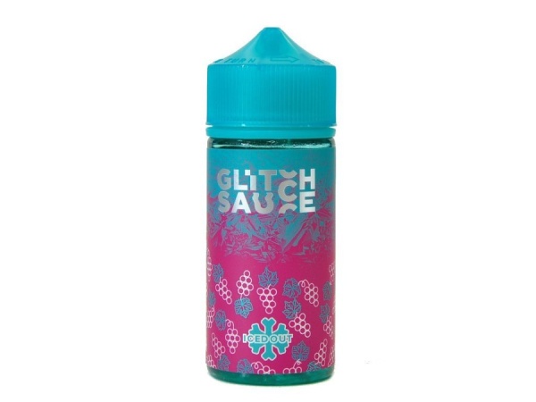 Glitch Sauce Iced Out SALT - 20 мг Grape King, 30 мл