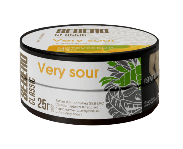 Sebero с ароматом Цитрусовый шок (Very sour), 25 гр
