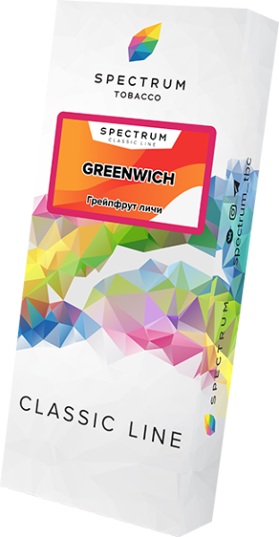 Spectrum Classic Line Greenwich (Грейпфрут-Личи), 100 гр