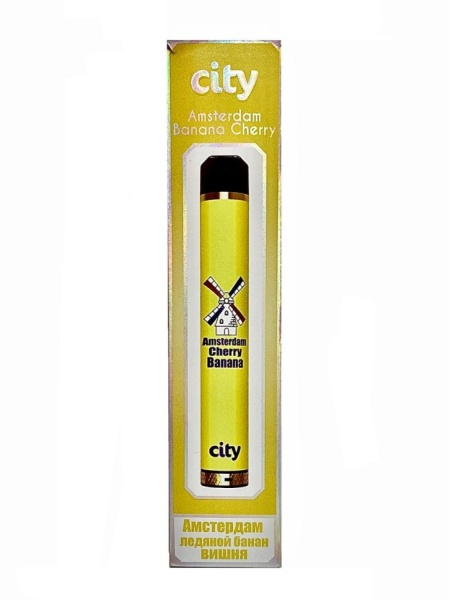 City Highway 1600 затяжек Salt 1,8% Амстердам - Банан вишня