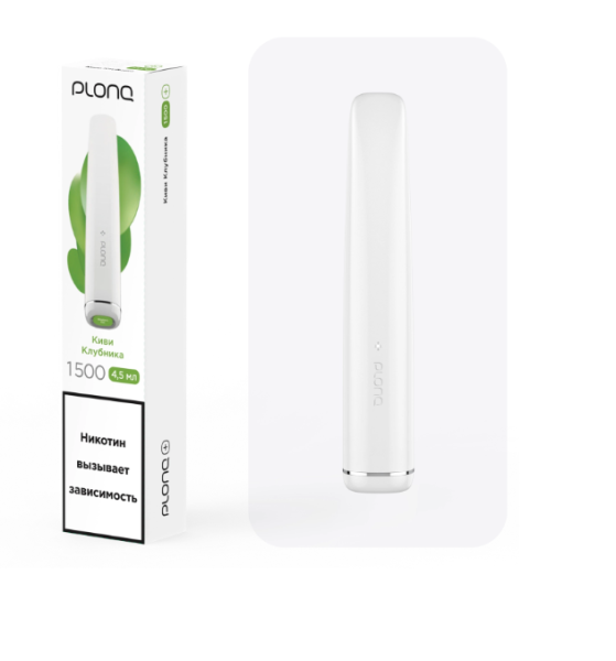 Plonq PLUS (до 1500 затяжек) вкус Киви Клубника