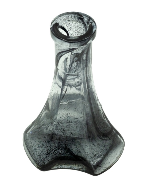 Колба Vessel Glass Пирамида Алебастр черный