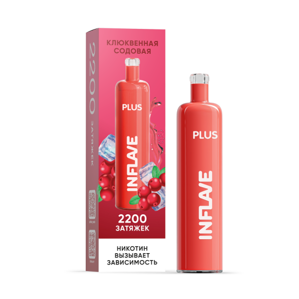 INFLAVE PLUS 2200 Клюквенная содовая, 2%