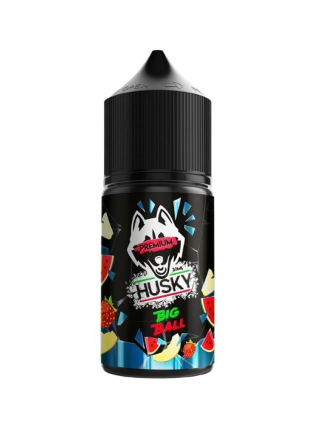 HUSKY Premium SALT Big Ball / Арбуз, дыня, клубника и лед, 20 - 30мл