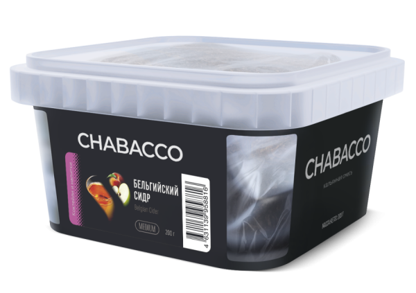 Chabacco Medium Belgian Cider (Бельгийский Сидр), 200 гр