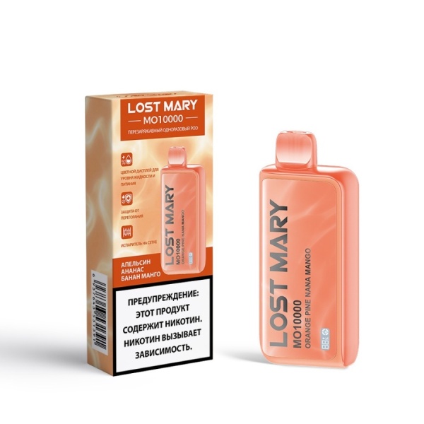 Lost Mary МО10000 Апельсин ананас банан манго