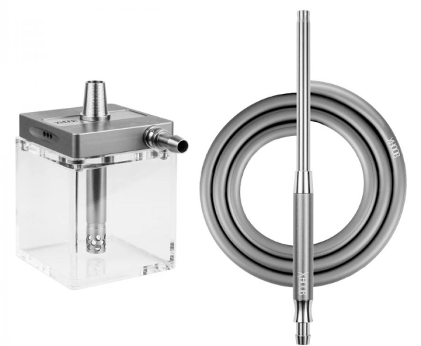 Кальян Hoob subAtom Space grey x Stainless steel