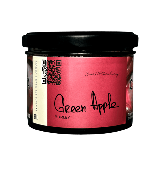 Табак для кальяна "Trofimoff"s" burley Green apple (Зелёное яблоко), 125гр