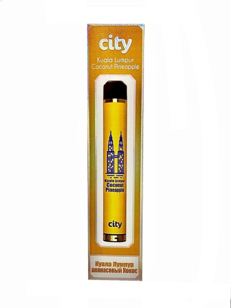 City Highway 1600 затяжек Salt 1,8% Куала лумпур - Ананас кокос