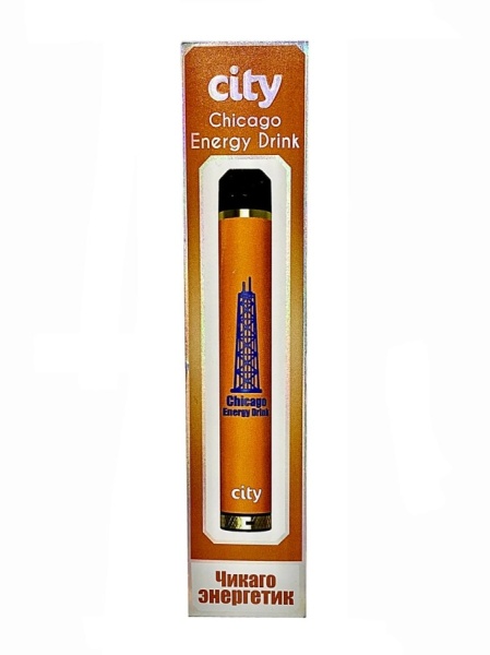 City Highway 0MG 1600 затяжек Salt 0% Чикаго - Энергетик