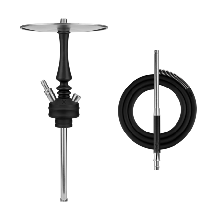 Кальян Hoob Mars Pro Mini Black - Steel | Колба Hoob Prima Pro