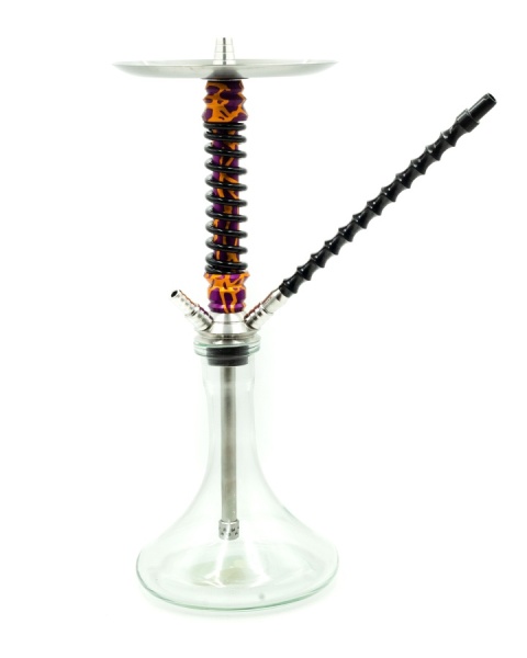 Кальян Coilovers Mini Пурпурно-золотой сплеш НЕРЖ